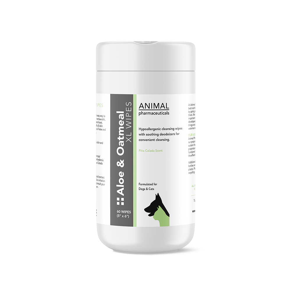 Aloe and Oatmeal Cleansing Wipes For Dogs & Cats – Animal Pharmaceuticals