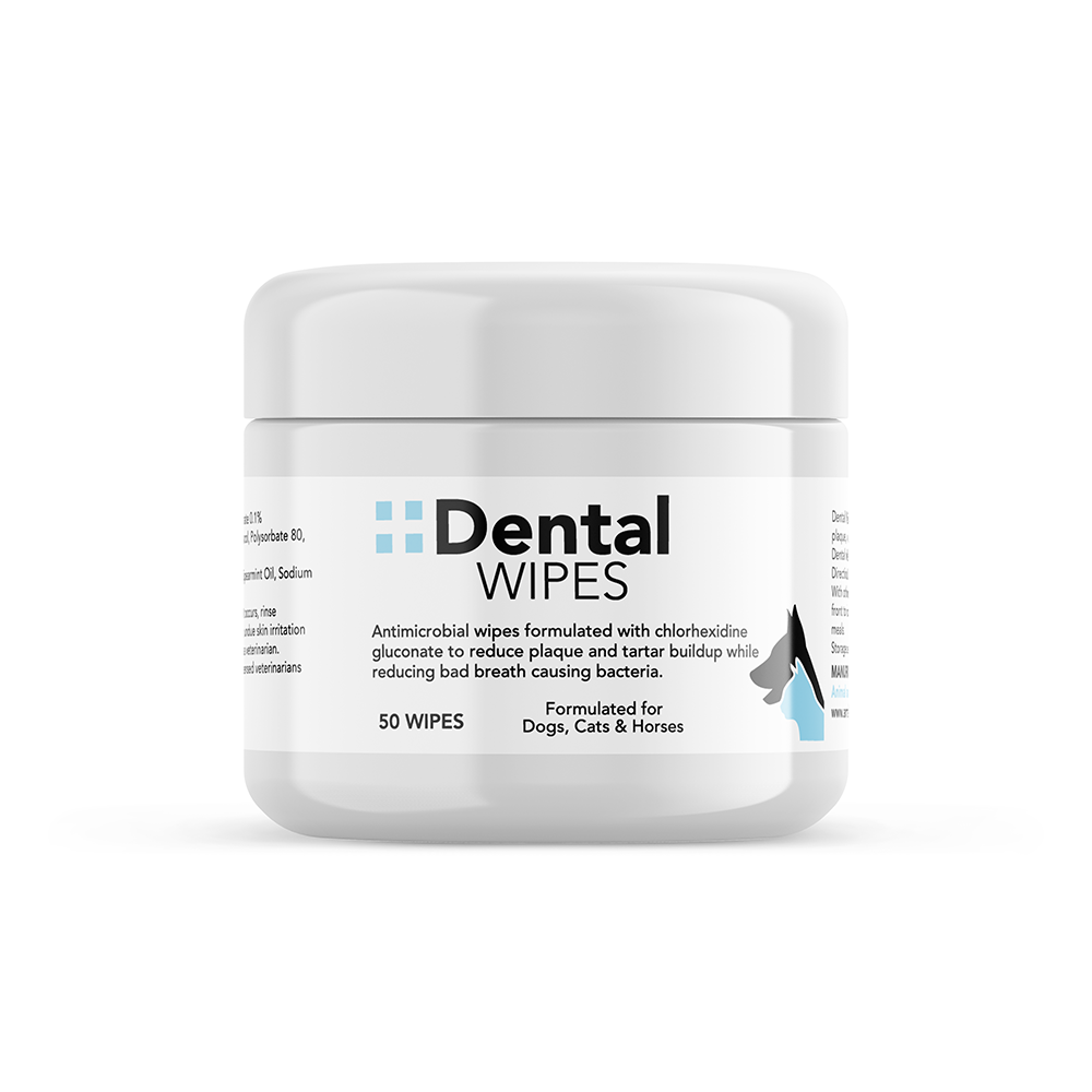  Dental Antimicrobial Cleansing Wipes for pets