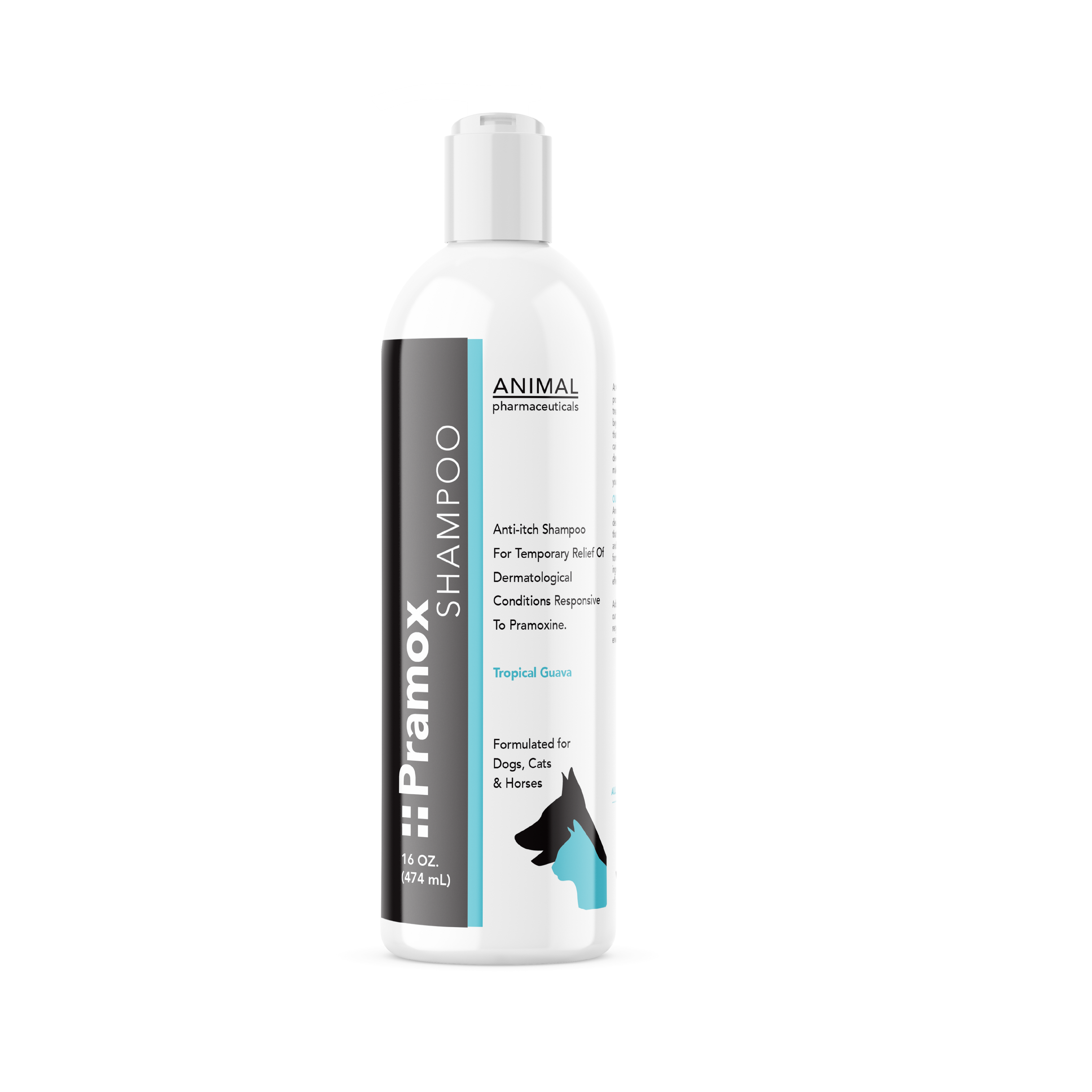 Pramox Shampoo bottle 