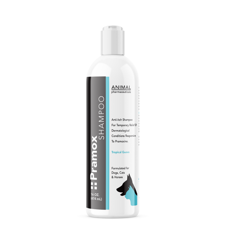 Pramox Shampoo bottle 