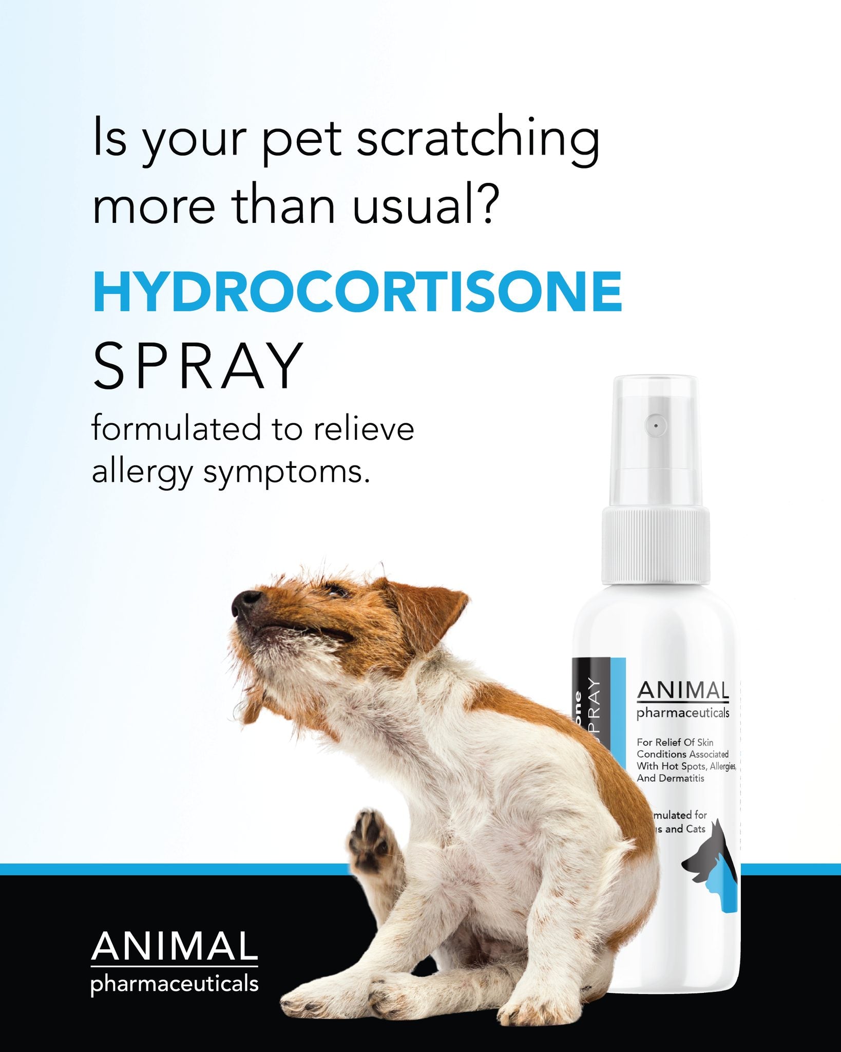 Hydrocortisone spray post