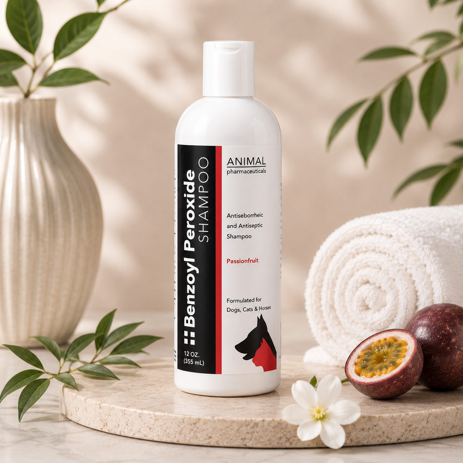 Benzoyl Peroxide Shampoo bottle